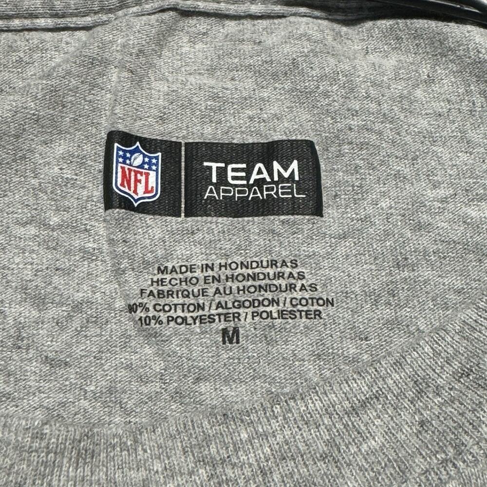 Retro Pittsburgh Steelers 2008 AFC Conference Champions Grey T Shirt Mens Medium - Picture 4 of 6